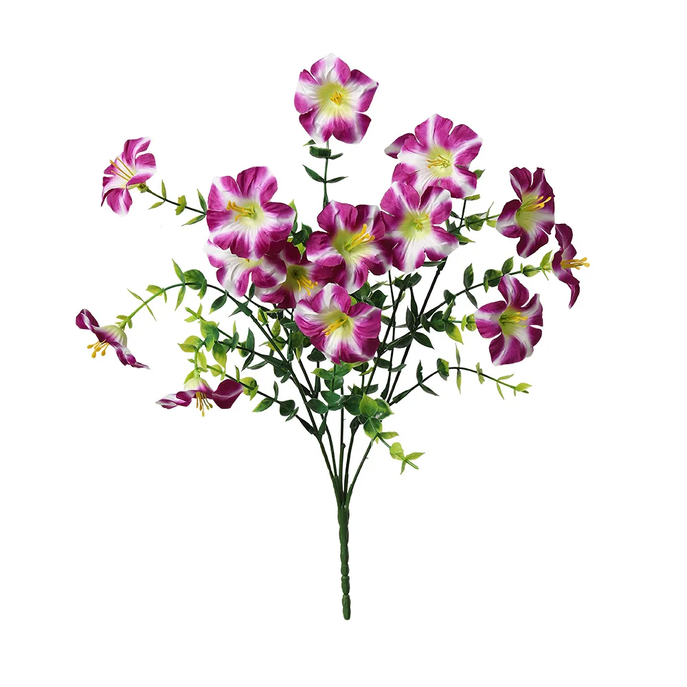 1/3 Stück Künstliche Blumensträuße aus Seide für Heimdekoration, Garten, Hochzeitsdekoration, Blumenkorb-Deko und Zubehör – Detail 10