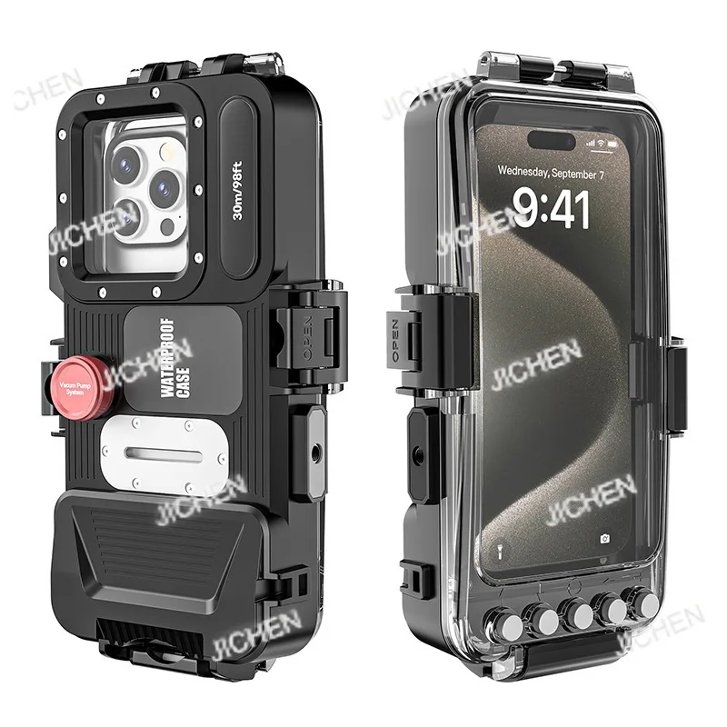 

Suitable for a variety of mobile phones 30 meters Bluetooth diving case deep water shooting waterproof universal