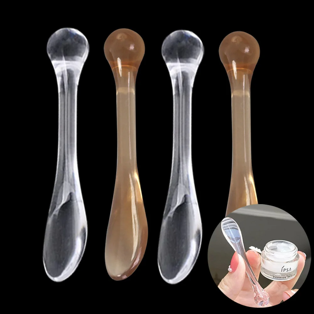 

4/10pcs Eye Cream Spoon Applicator Transparent Massage Stick Cosmetic Tool Facial Mask Skin Care Beauty Spoon Makeup Accessories