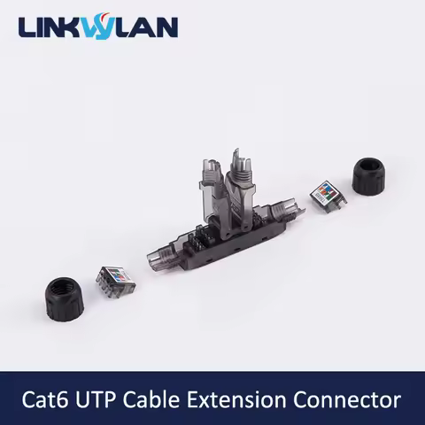 RJ45 Cat6A UTP LAN 케이블 도구가 필요 없는 확장 커넥터 네트워크 확장기 접합 어댑터 연결 상자