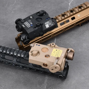 WADSN PEQ 15 PEQ-15 Red Dot สีเขียวสีฟ้าตัวชี้เลเซอร์ AR15 ปืนไรเฟิลอาวุธไฟฉาย 20 มม.Picatinny Rail Airsoft อุปกรณ์เสริม