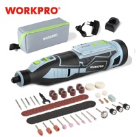 WORKPRO 12V Cordless Rotary Tool With Charger 5-speed 2.0Ah Mini Electric Grinder Machine Polishing Tools  & 114 Accessories