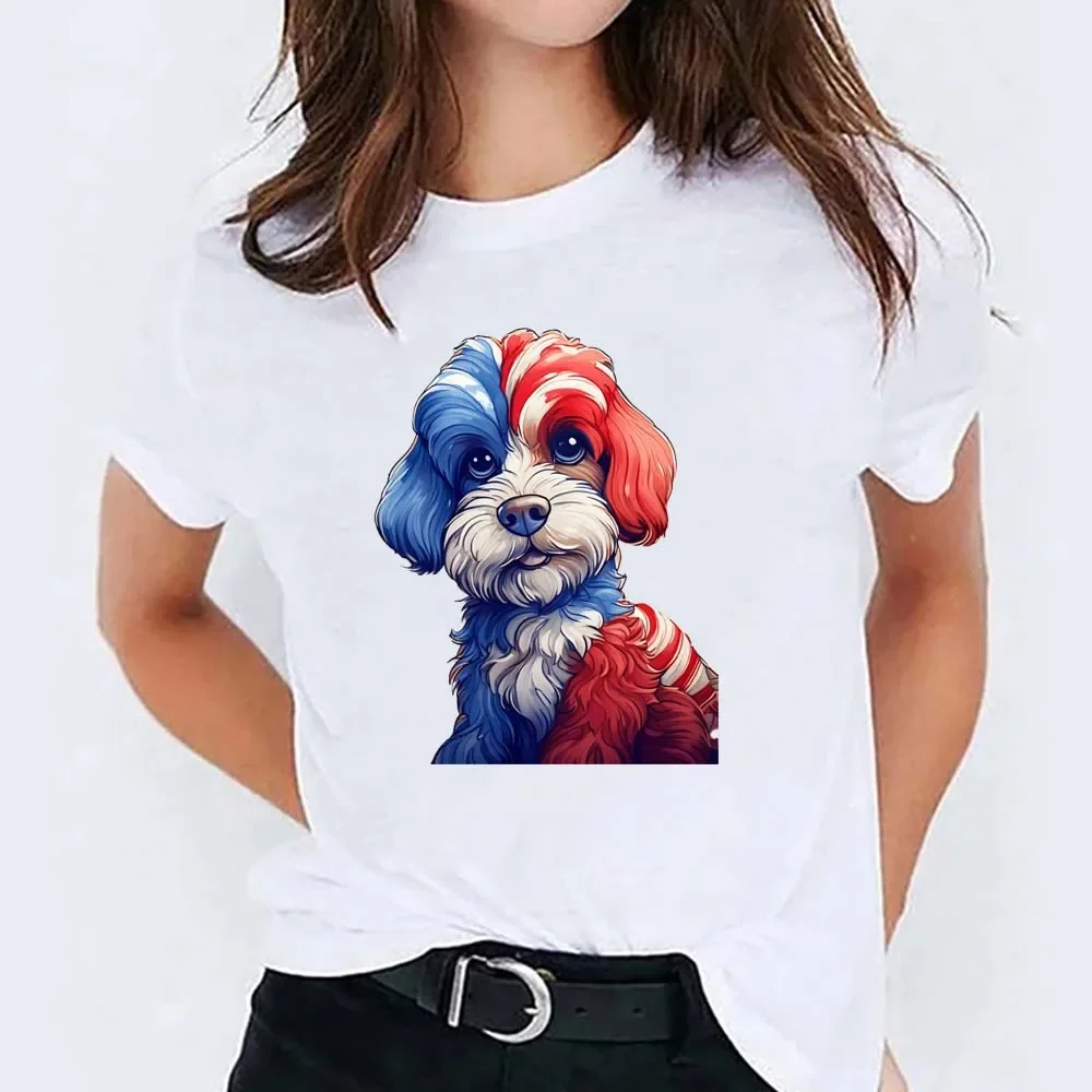 Balloon Dog Girl Tshirt Baggy Print T-shirt Design Customized T Shirt Women Summer Diy Your Own Graphics Logo Photo Streetwear