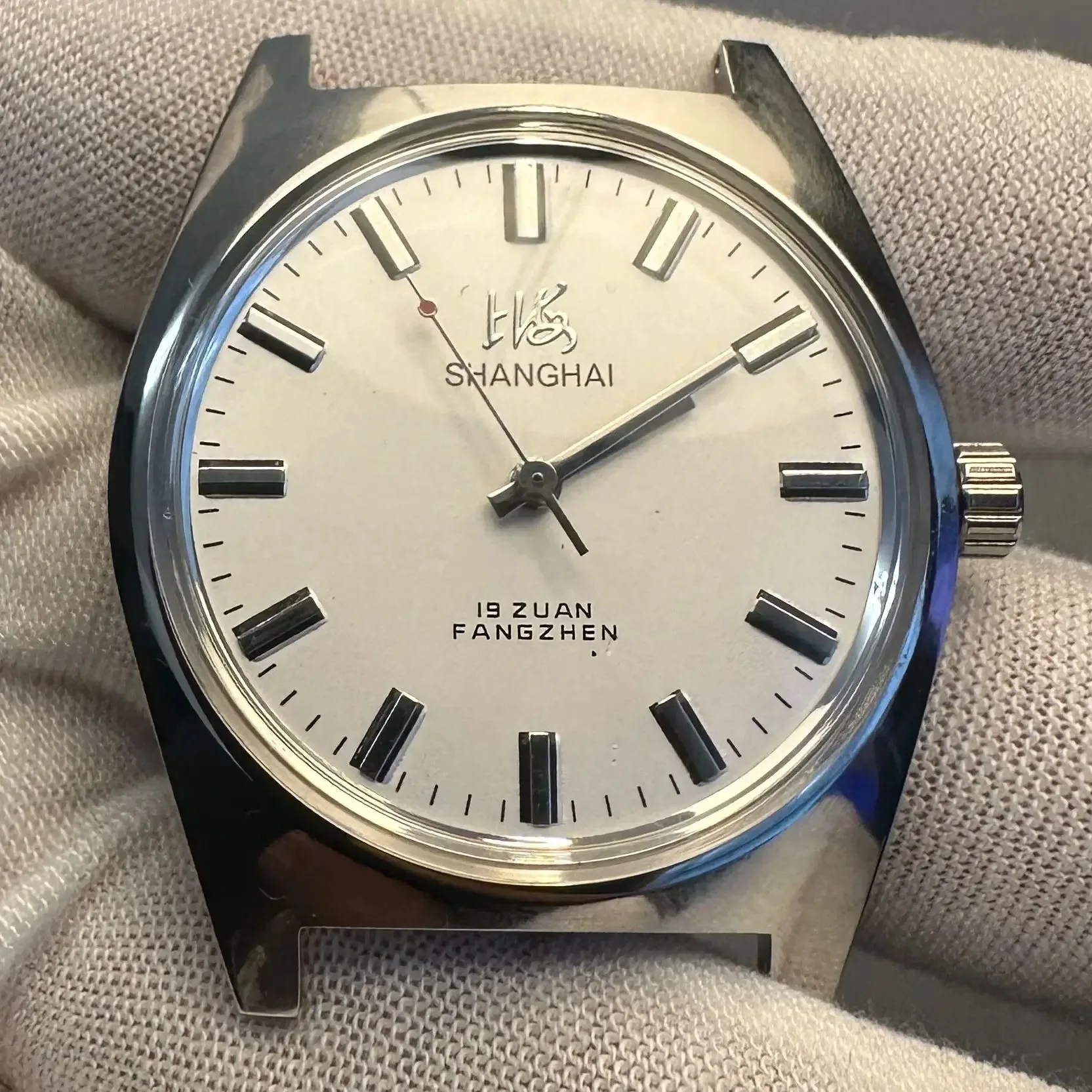 

Shanghai Watches Sterile Dial Bauhaus Design 36mm Men's Mechanical Wristwatches Drop Shipper 7120