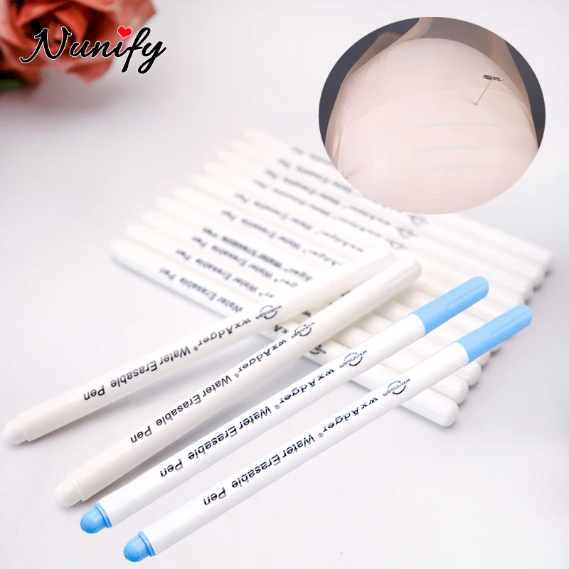 

Wig Making Accessiores Disappearing Erasable Ink Fabric Marker Pen For Tailor'S Chalk Gel Pens Sewing Tools Water Erasable Pen