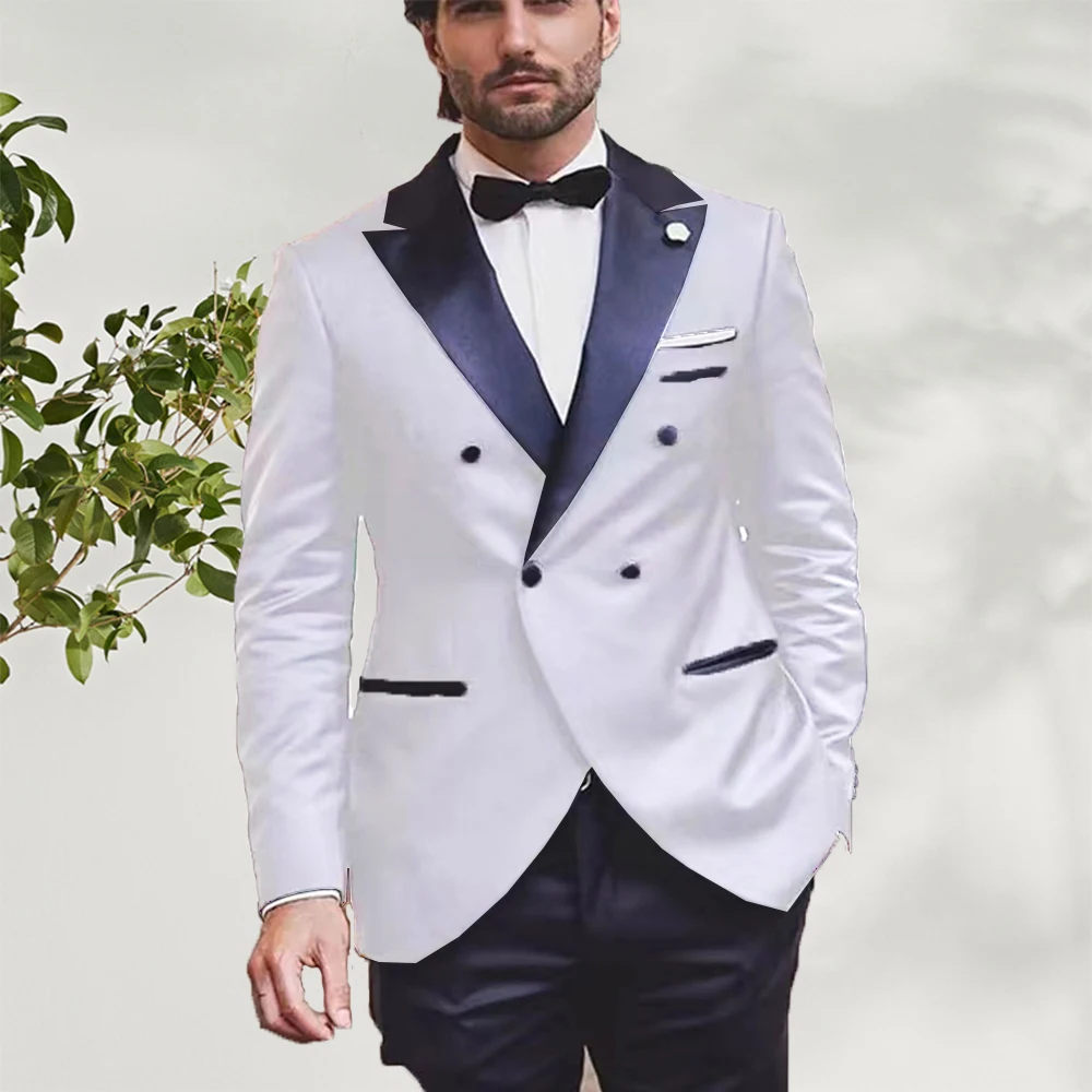 

Gwenhwyfar High Quality Suit For Men Wedding Groomsmen Tuxedos Men Suits 2 Pieces Costume Homme Terno Masculino(Jacket+Trousers)