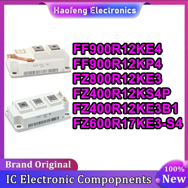 

FF900R12KE4 FF900R12KP4 FZ800R12KE3 FZ400R12KS4P FZ400R12KE3B1 FZ600R17KE3-S4 Модуль питания IGBT
