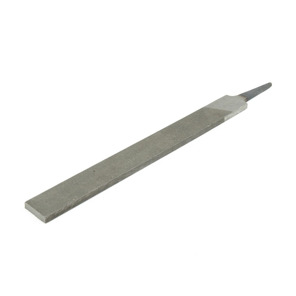 Sturdy Steel Files Set, 6 Inch 150mm, Medium Toothed, Rust Preventative Finish, Round Halfround Triangular Square Flat Shape