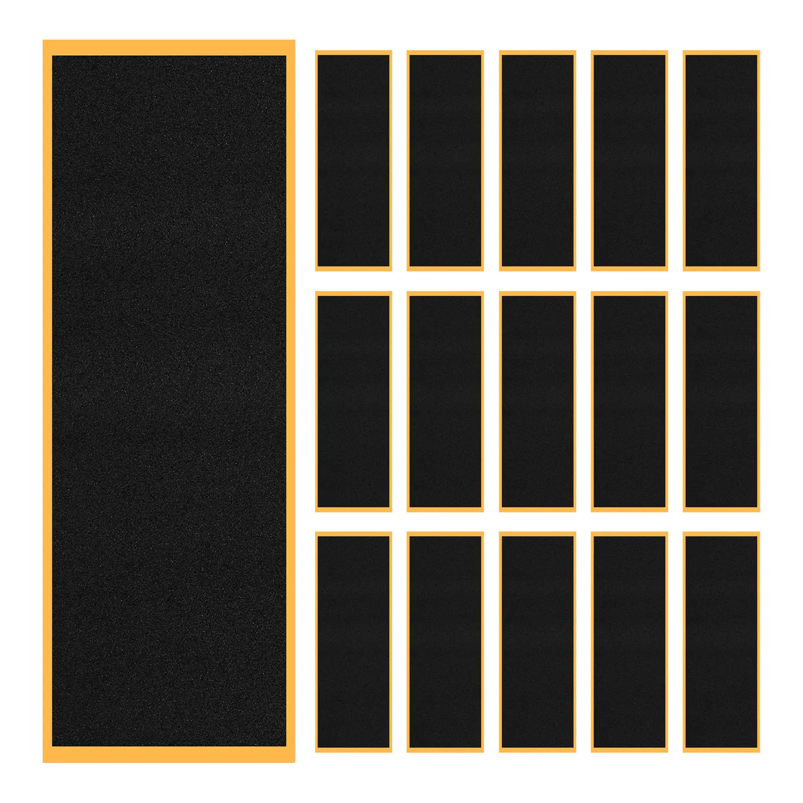 

16Pcs Fingerboard Grip Tape Soft Foam Anti Slip Mini Deck Grip 38Mm X 110Mm High Friction Matte Surface for Enhanced Control and