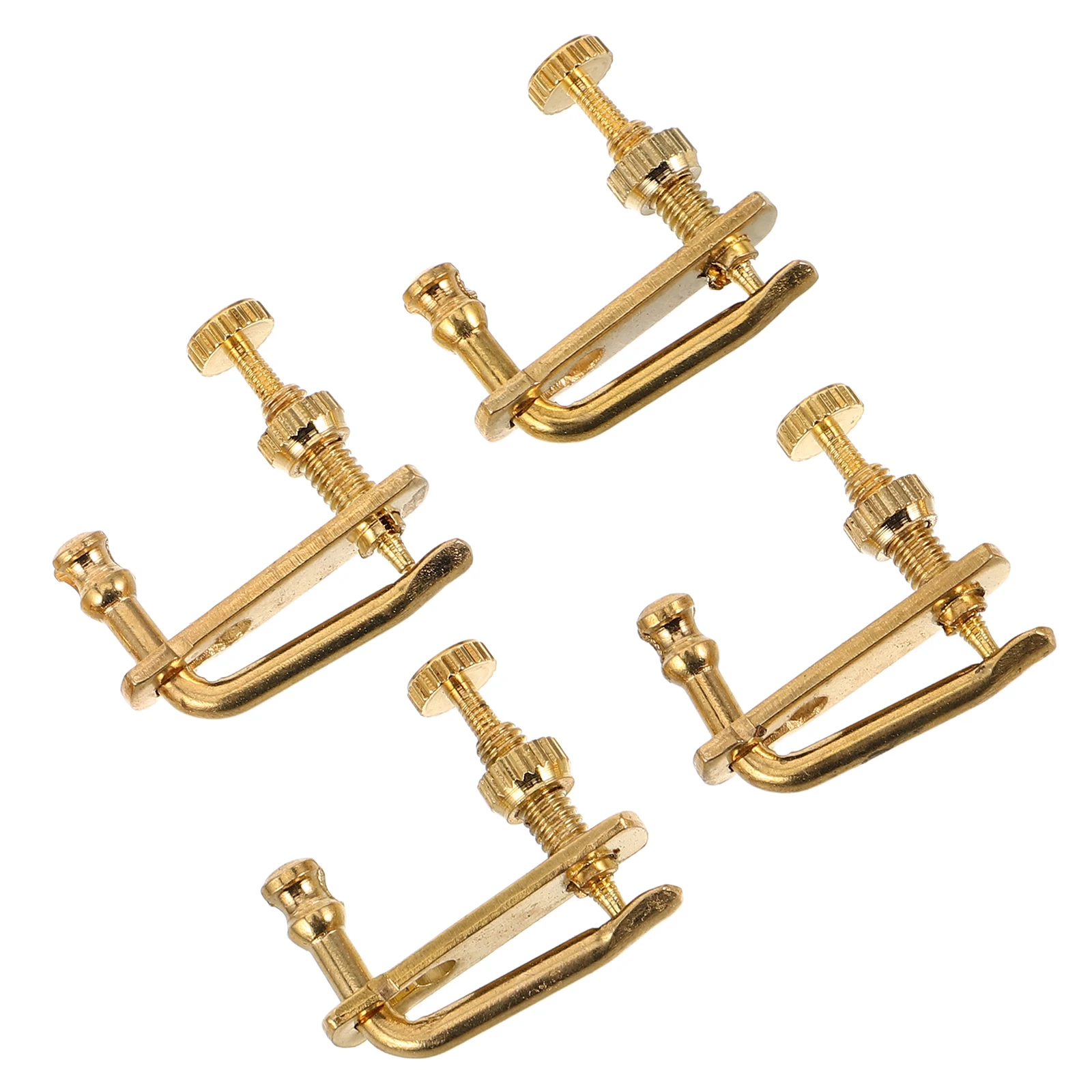 

4pcs Violin Fine Tuners Golden Precision Adjustment String Component Sturdy Construction Easy Install 1 2 1 4 Size