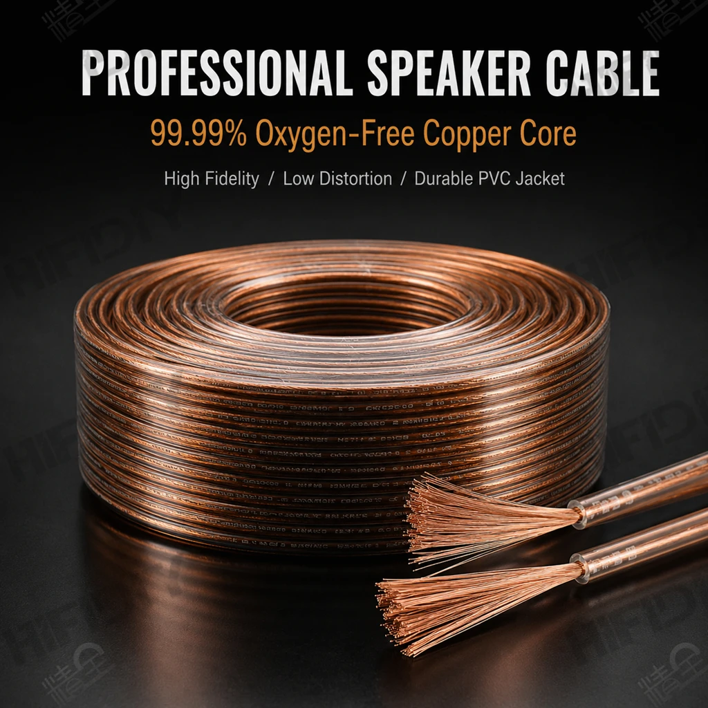 HIFIDIY LIVE Speakers loudspeaker Wire Cable Audio line Cable DIY HIFI Fancier OFC Pure Oxygen-Free Copper 200 300 400 600Core