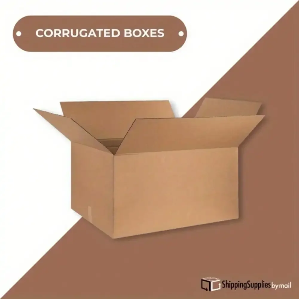 6 x 6 x 3" ECT-32 25 PCS/Case Brown Corrugated Boxes