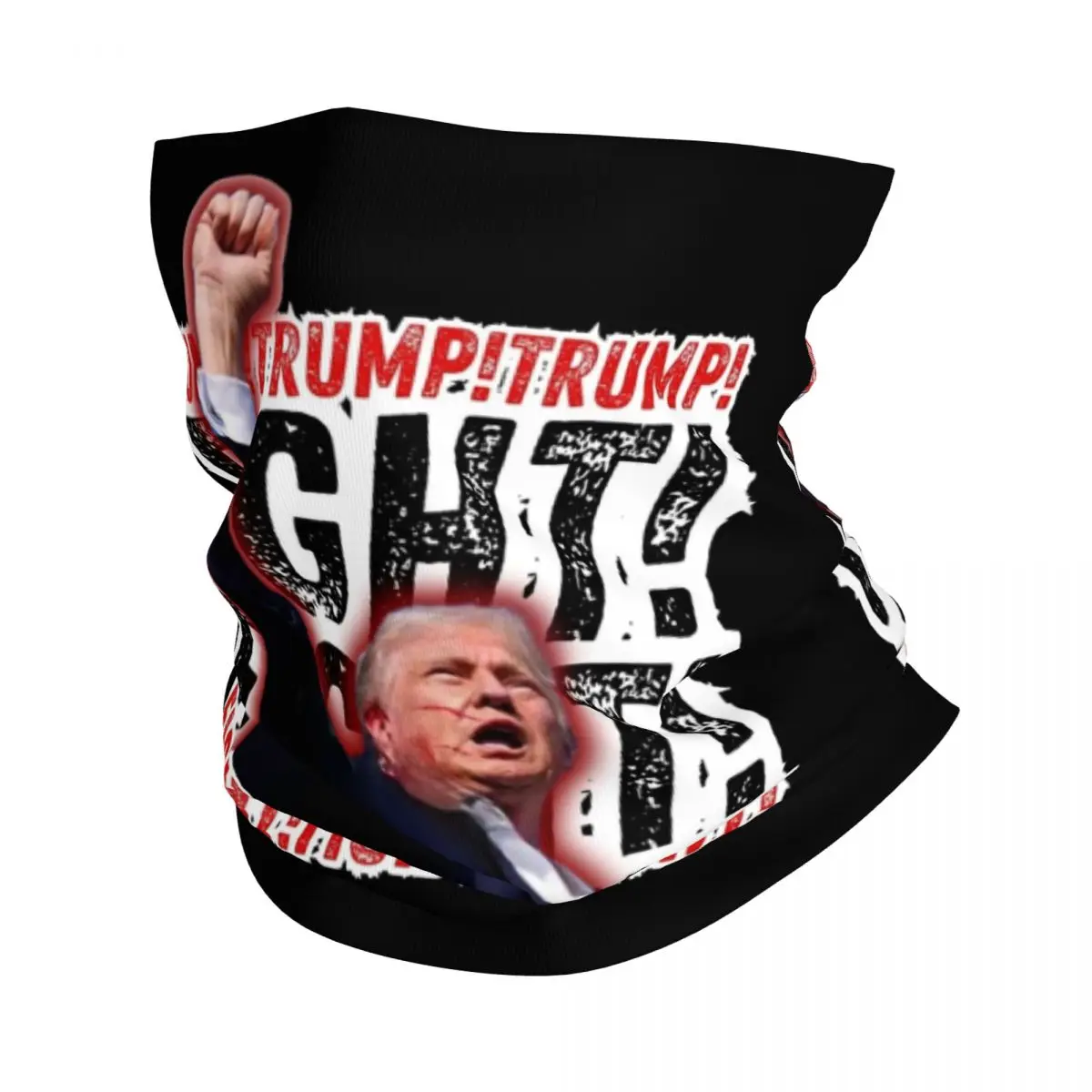 2024 Trump Shot Fight Mask Scarf Merchandise Neck Gaiter President Election Shooting at Trump Rally Bandana Balaclava for Men