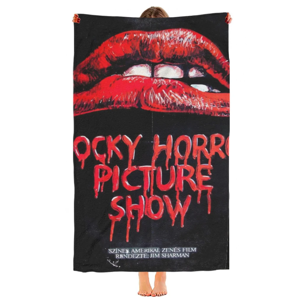 Microfiber Beach Towel The Rocky Horror Show Print Quick Dry Sandless Beach Blanket Soft Comfortable for Men Women