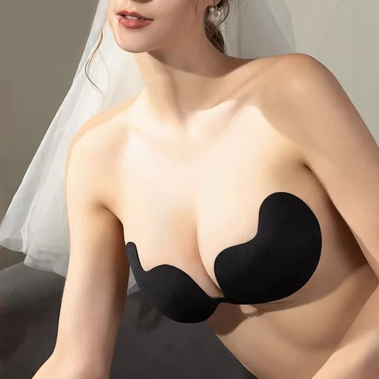 

Silicone Invisible Breast Patch Gathering Up Wedding Dress with Big Breasts Summer Thin Women's intimates Accessories