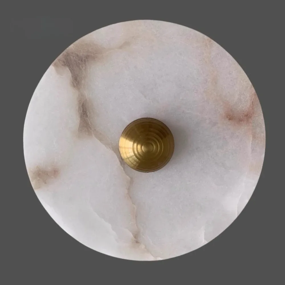 Wall Lamp Natural Alabaster Marble Modern Creative Wall Light Bedside Aisle Sconce For Living Room Bedroom Hall Home Decor LED