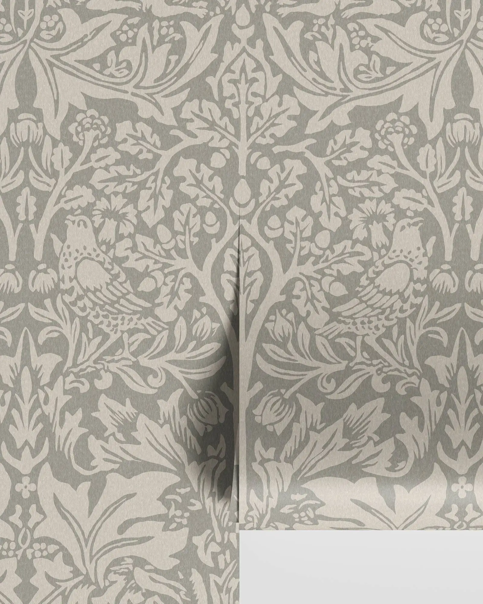 Natural Brer Rabbit Peel and Stick Wallpaper, Botanic Plants Wall Paper Mural, Vintage,Botanical Wall Mural Paper, Wall Art Deco