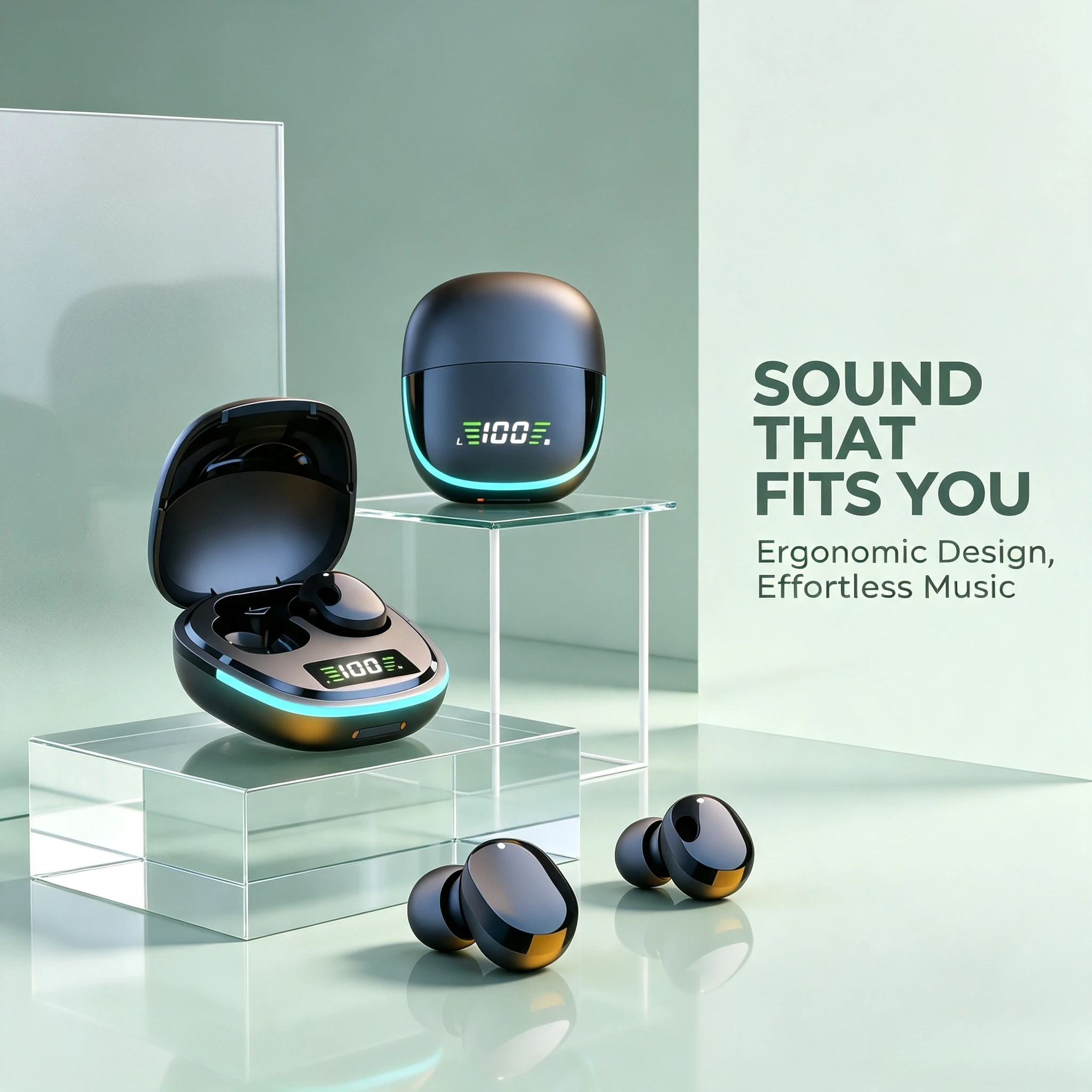 NEW TWS G9S Fone Bluetooth Headphones with Mic LED Display Earbuds Wireless Bluetooth Headset Noise Cancelling Earphones