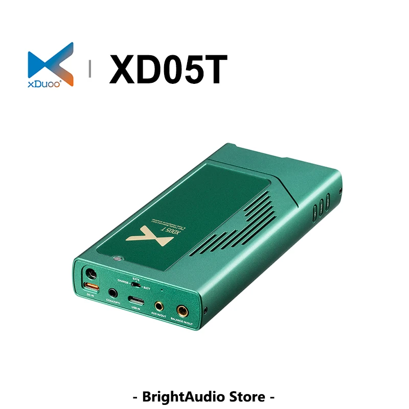 

XDUOO XD05T Dual Tube AMPs Protable DAC AMP Headphone Amplifier dual ES9039Q2M chips XU316 Bluetooth 5.1 LDAC