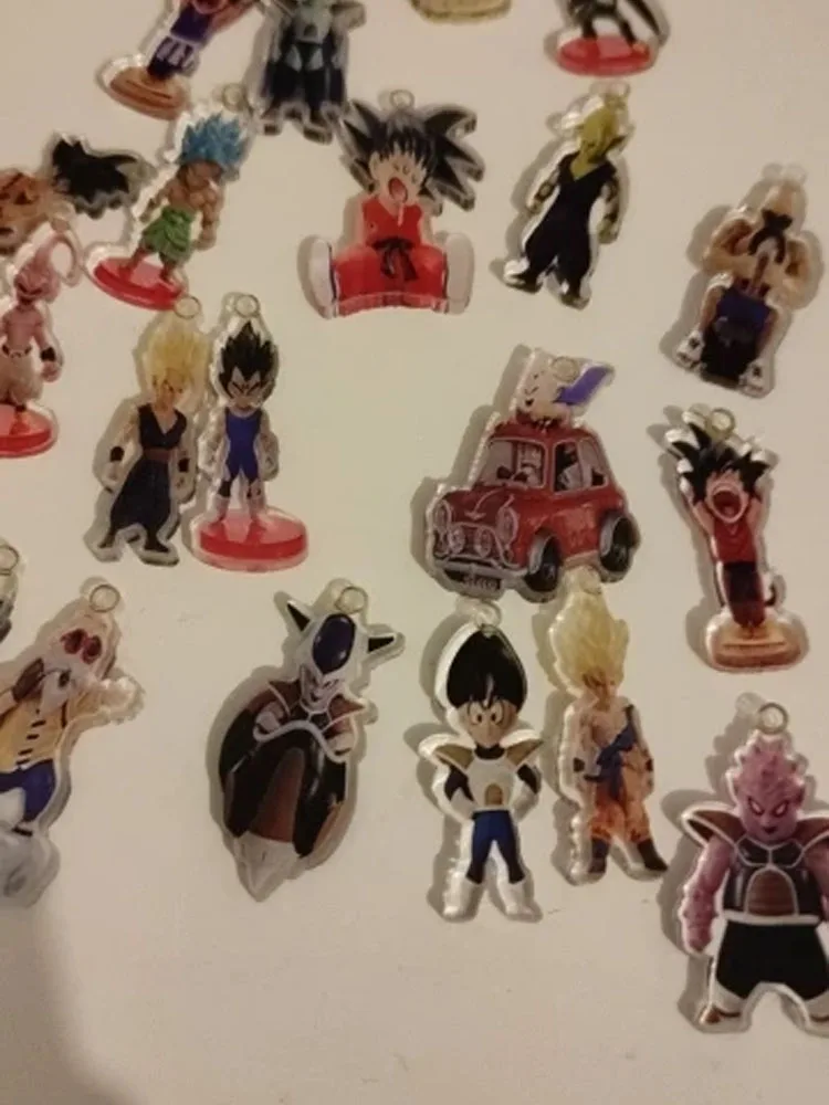 2D 아크릴 드래곤볼 40주년 기념 어드벤트 캘린더 애니메이션 피규어 크리스마스 트리 장식 크리스마스 카운트다운 2D 아크릴