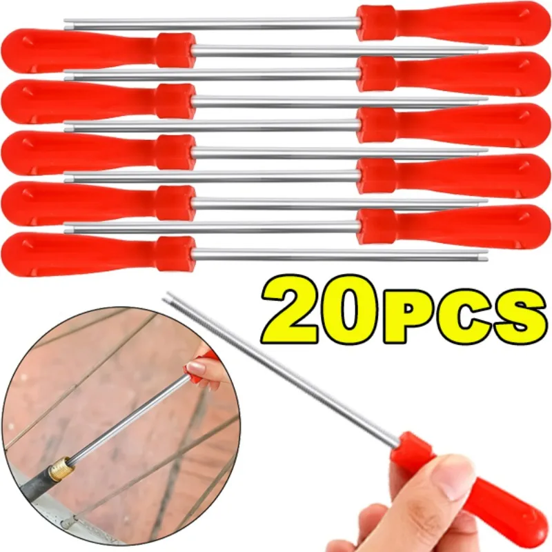 

Extended Length Valve Core Wrench Screwdriver Removal Tool for Car Bike Motorbike Truck Tyre Valves Stem Repair Tools