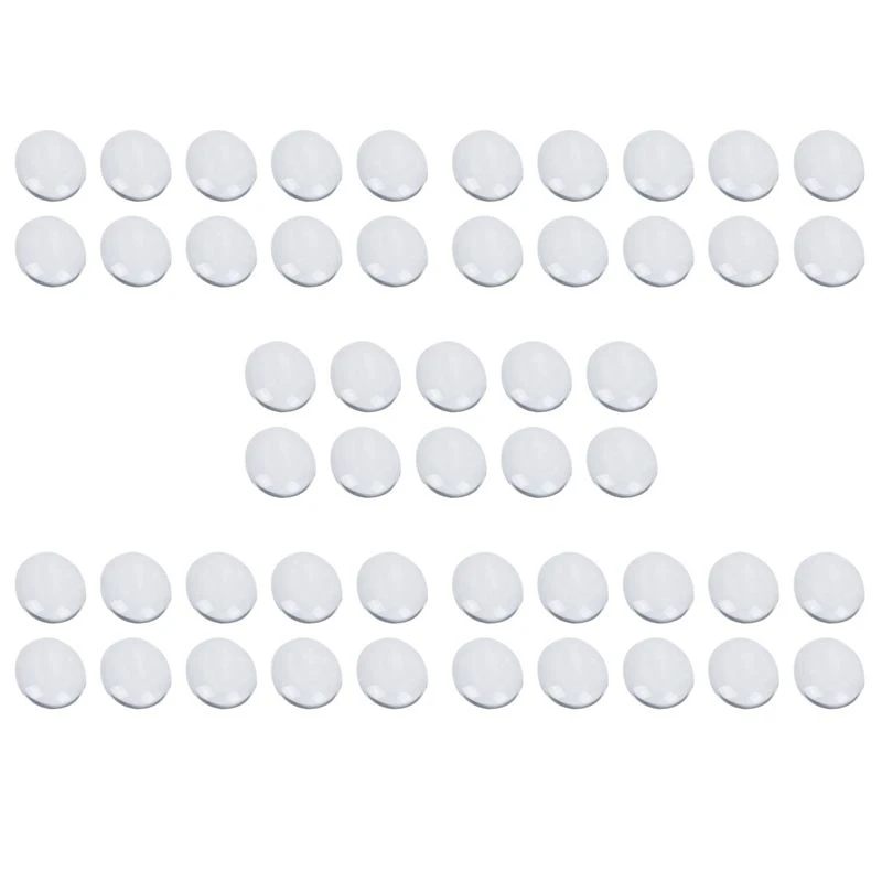 50PCS Oval Crystal Transparent Clear Glass Cabochon Dome Decor 30X40mm Eco-Friendly