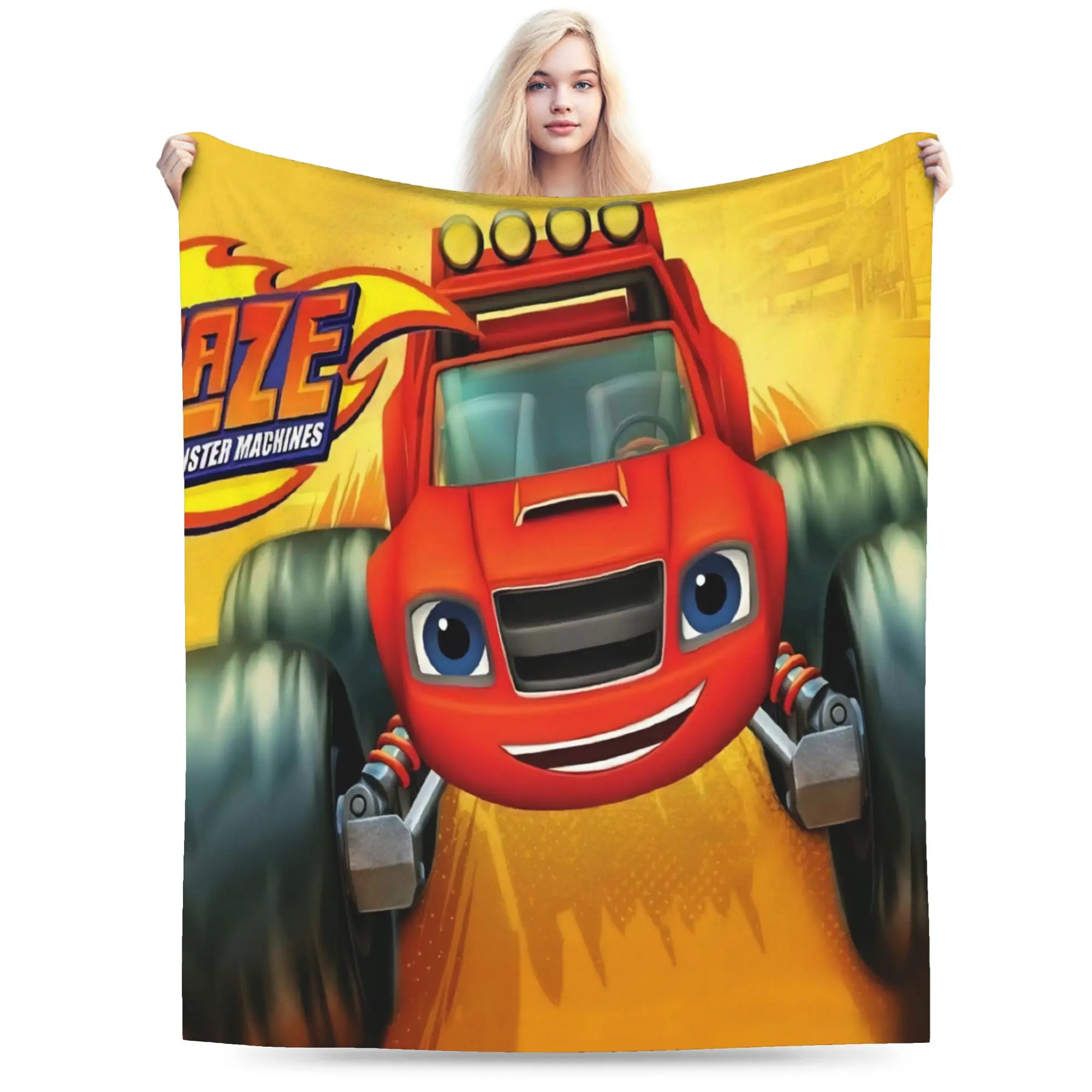 Blaze and the Monster Machines Blanket Ultra Soft  Throw Blankets for Sofa 50x60 Inch Multiple Sizes Bedspreads
