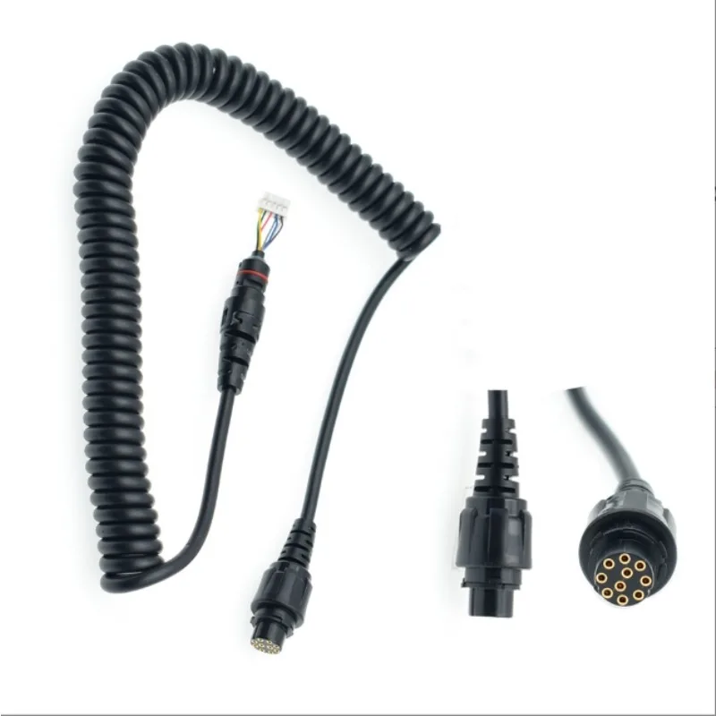 

Walkie-talkie Microphone Speaker Cable 10-Pin Connector For SM16A1 Hytera MD650 MT680 MD782 MD788G MD786 MD785G RD982 Radio Cord