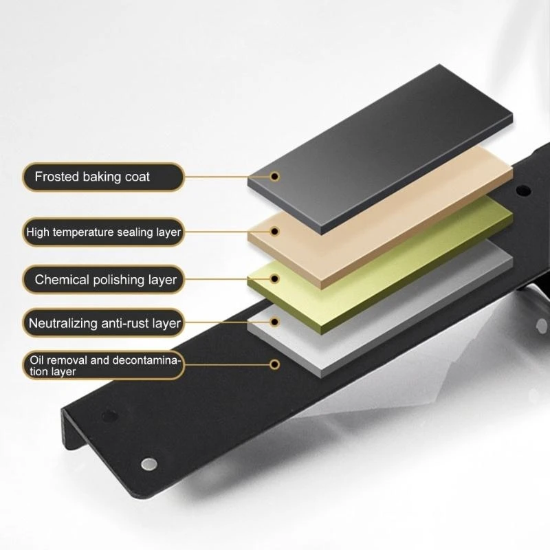 652F جدار الجرف قوس علقت ترايبود الجرف جدار ثابت التقسيم تخزين الرف علقت ترايبود الجرف سهلة التركيب #2