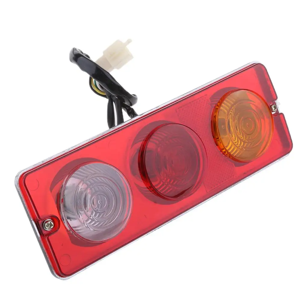 LED Lights Waterproof, DC12 and Parking Reverse Brake Running Lamp for Truck RV - Red