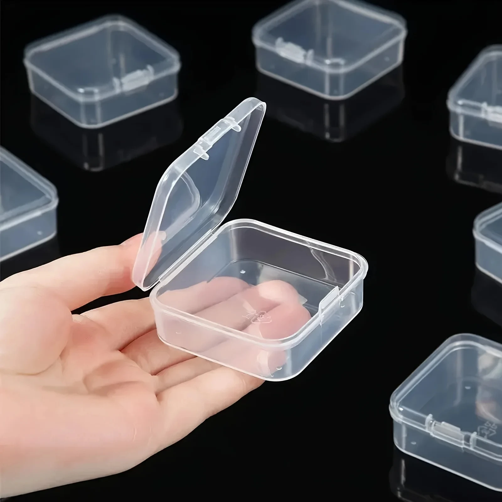 Household Mmultifunctional Compartment Storage Box, Independent Transparent Plastics Storage Box, Medicine&Jewelry Storage Box