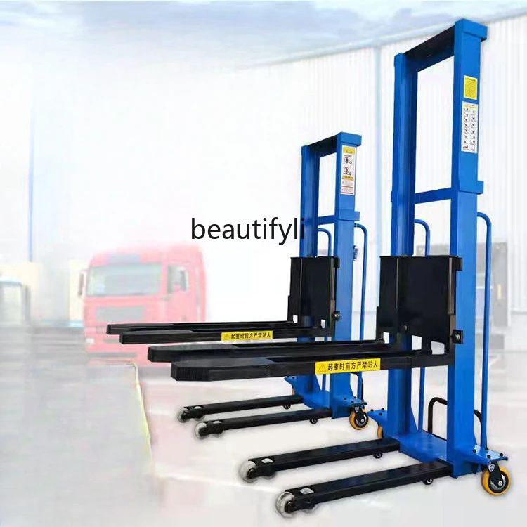 

Electric Forklift Loading and Unloading Automatic Lifting Hand Push Stacking Height Lifting Handling