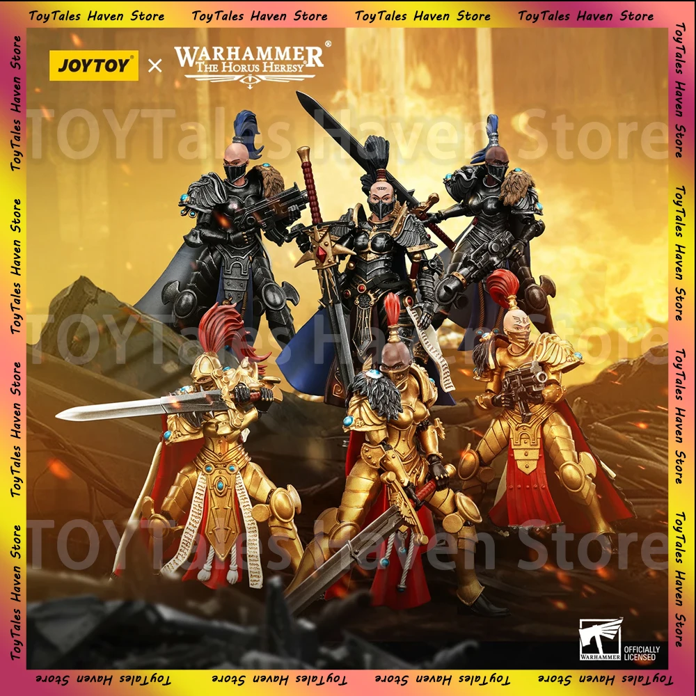 [Voorverkoop] JOY TOY 1/18 Action Figure Warhammer 30K Sisters of Silence Argent Lynx Vigilator Cadre & White Falcons Vigilator Cadre