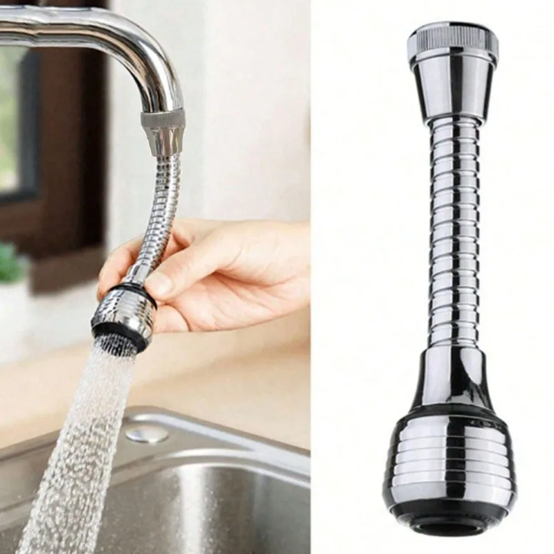 

Распылитель для кухонного крана из нержавеющей стали — водосберегающая удлиненная вращающаяся насадка, насадка для распыления с защитой от брызг, аэратор для пенообразования