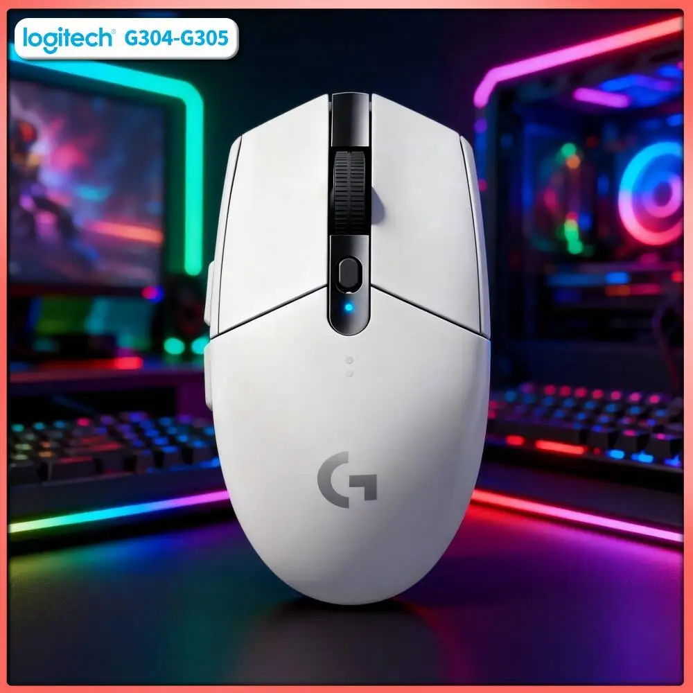 Logitech G304 Wireless Gaming Mouse 12000 DPI HERO Sensor LIGHTSPEED 1ms 9-Month Battery Accurate Positioning Gamers