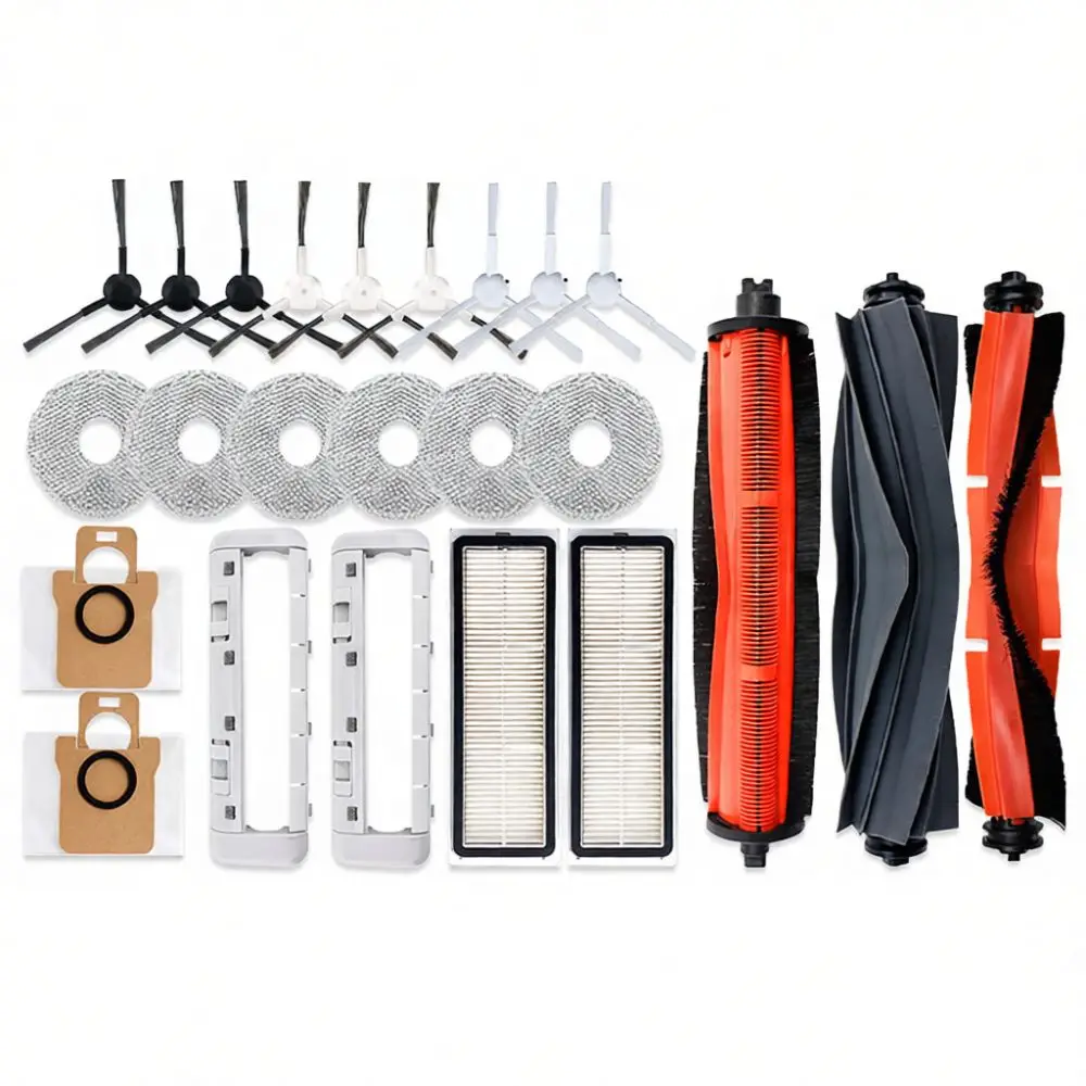 For X10 Plus X20 Plus Vacuum Cleaner Spare Parts Consumables Main Roller Brush Side Brushes Filter Mop Cloth Replacement