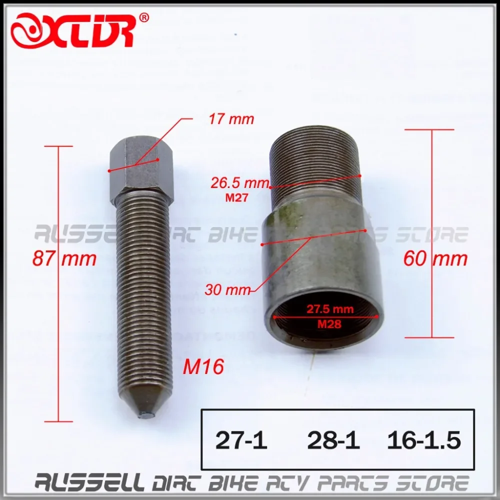 Motorcycle 3 IN1 FLYWHEEL PULLER MAGNETO Tools ROTOR Replaces for HONDA KLX110 DRZ110 TRX450R CR250R CRF450X