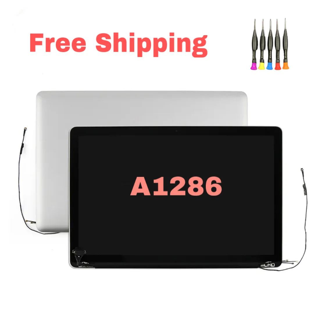 

A1286 Glossy Full LED Screen Display for MacBook Pro 15" A1286 LCD Assembly661-6504 661-5847 661-5848 1440x900 2011 2012 Year