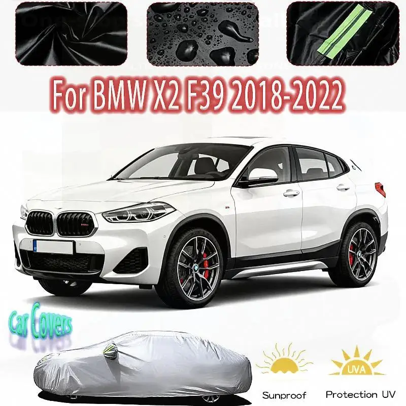 

For Outdoor Protection Waterproof for BMW X2 F39 2018 2022 Snow Sunshade Dustproof Exterior Accessories Car Covers