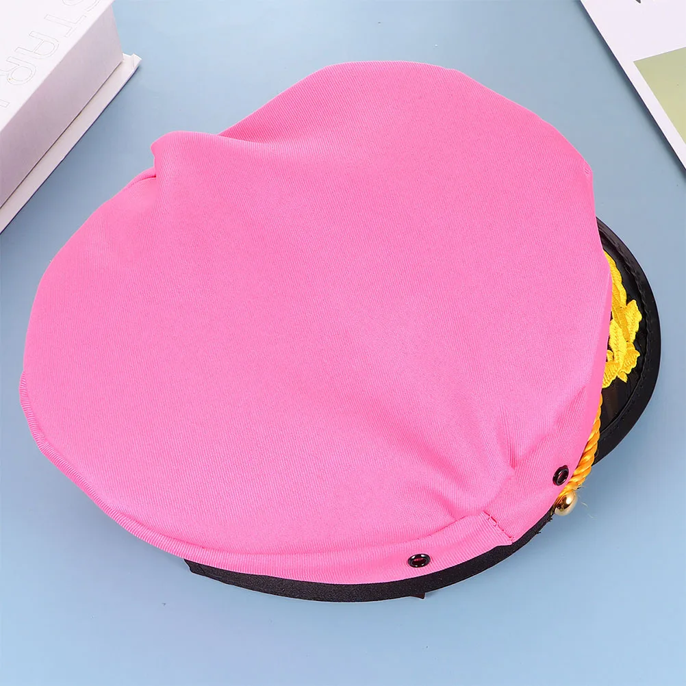 

2Pcs Boat Captain Hat Polyester Sailor Cap Portable Lightweight for Cosplay Party Outdoor Boating Captain Cap