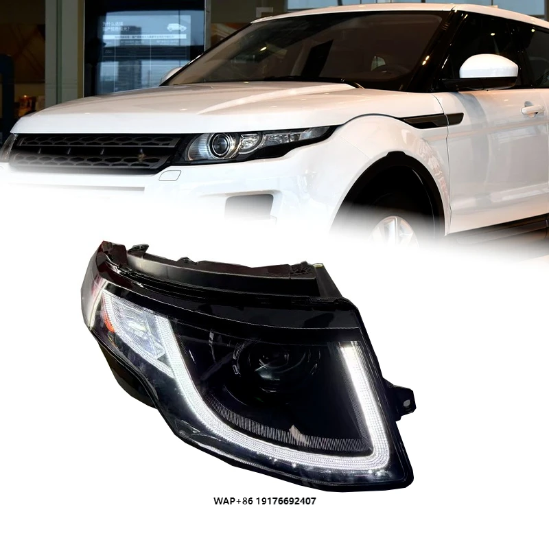 For 2011-2018 for for Evoque Upgrade Replacement High-Brightness LED Headlamps Adaptive Function Three-Times