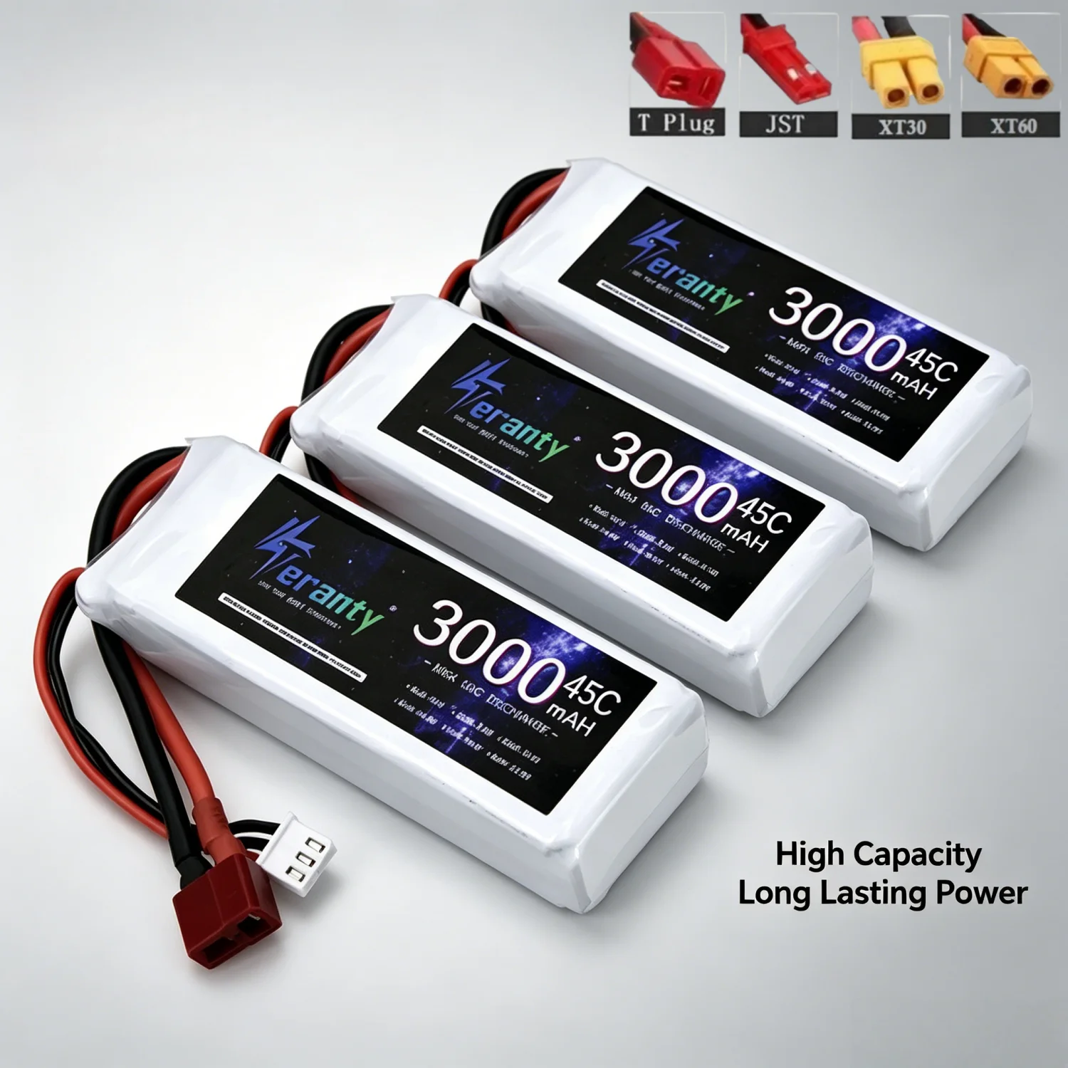 

TERANTY 2S Battery For Wltoys 144001 3000mAh Lipo 7.4v Battery Deans T Racing Car Boat Drones Remote Control Toys Battery