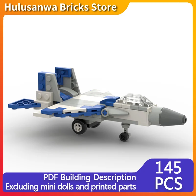 

Micro F-15 Eagle, современный военный истребитель, модель MOC, строительные кирпичи, военное оборудование, модульные технологии, подарки, детский игрушечный костюм