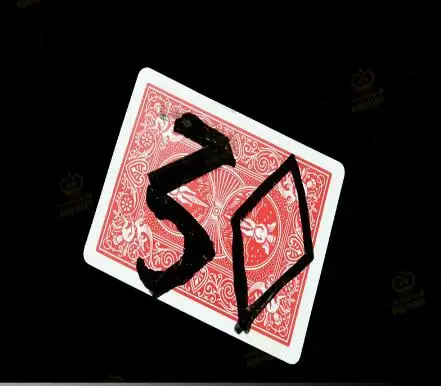 1pcs Numberground 3 To 5 Card Magic Magician Gimmick Close Up Magic Tricks Card For Professional Magician Change The Draw Card