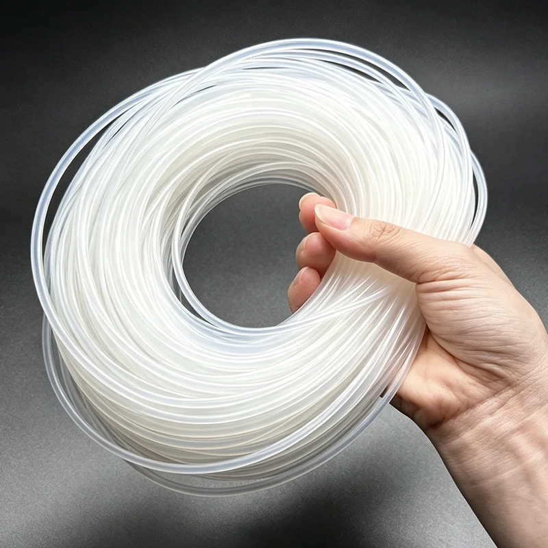 Food Grade Clear Silicone Tubing ID 0.5 0.6 0.8 1 1.5-4mm Odorless Bendable Drinking Safe Leakproof Hose for Coffee Water Filter