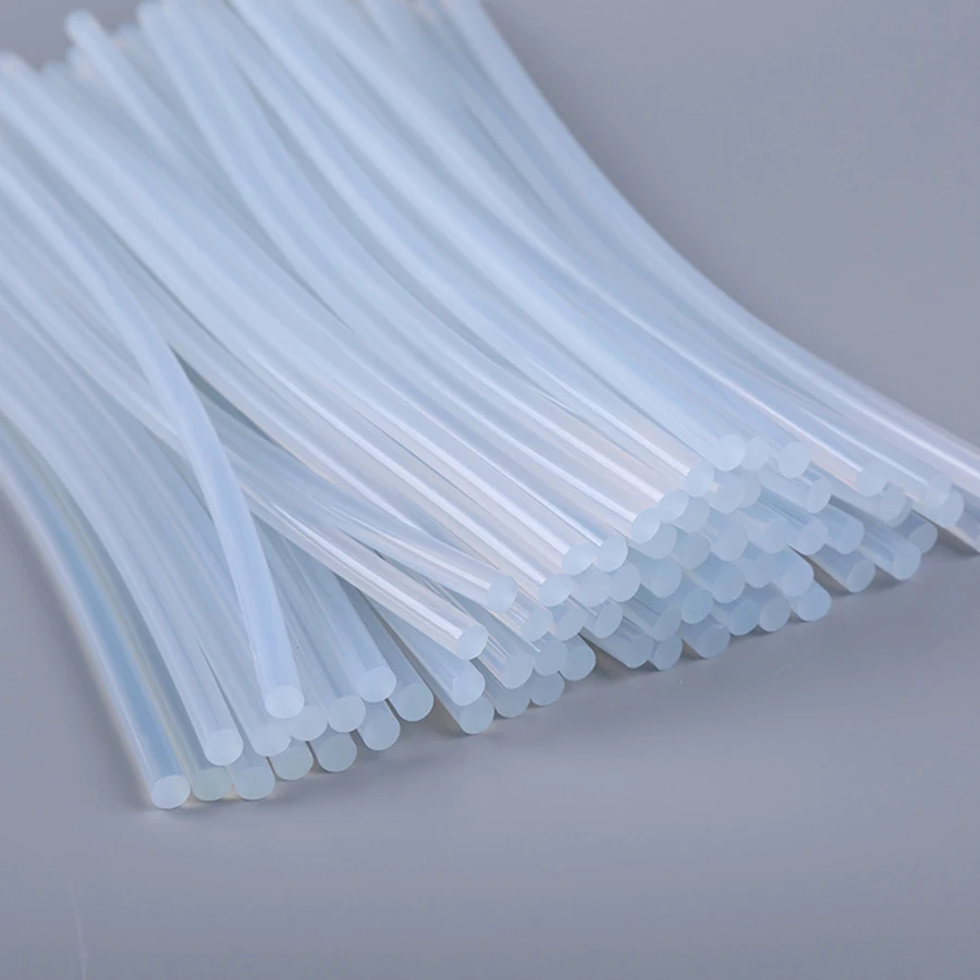 Hot melt adhesive rod, transparent adhesive strip, high viscosity hot melt adhesive rod, EVA hot melt adhesive strip, 7mm