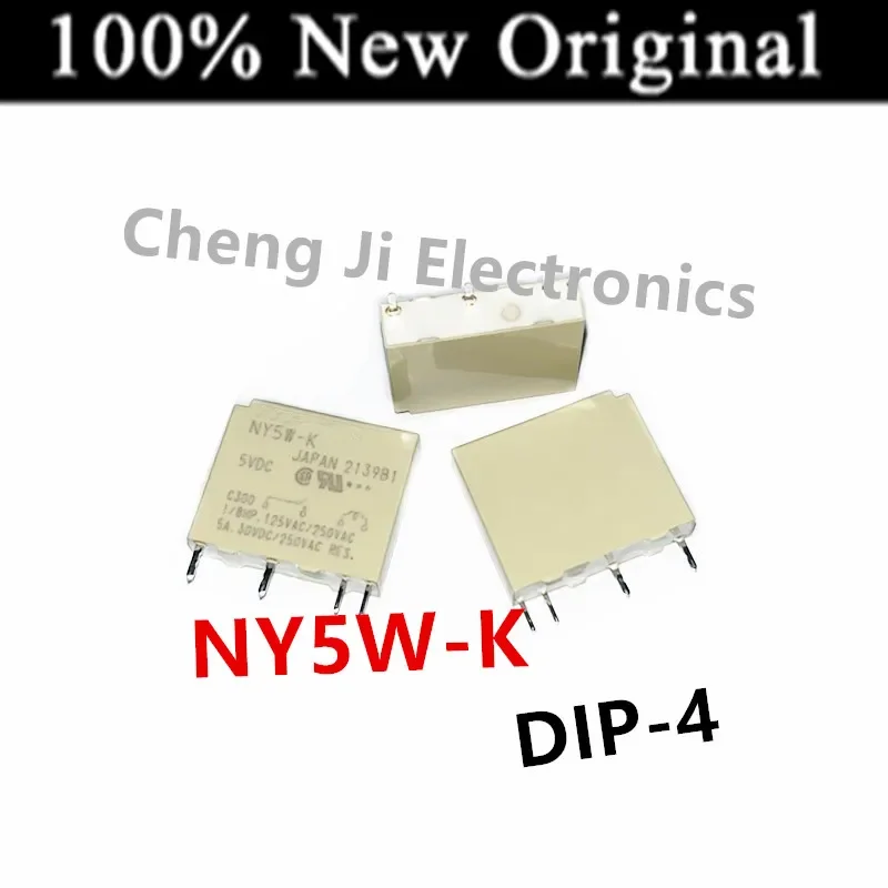 5-10PCS/Lot    NY5W-K 、 NY12W-K 、 NY24W-K    DIP-4   New Original Power Relay    NY-24W-K