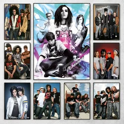 Tokio Hotel Band Poster Singer Bill Kaulitz Tom Wall Art Canvas Painting Print Modern Pictures for Room Home Decoration Mural