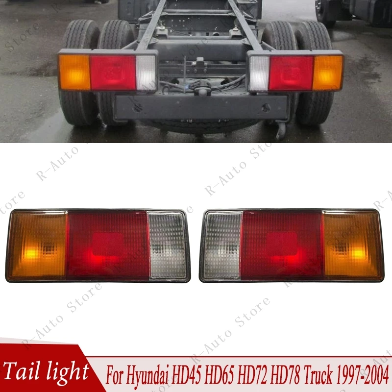 

Автомобильный задний фонарь в сборе для Hyundai HD45 HD65 HD72 HD78 грузовика 1997-2004 стоп-сигнал фонарь заднего хода поворотный правый фонарь 92402-7A100