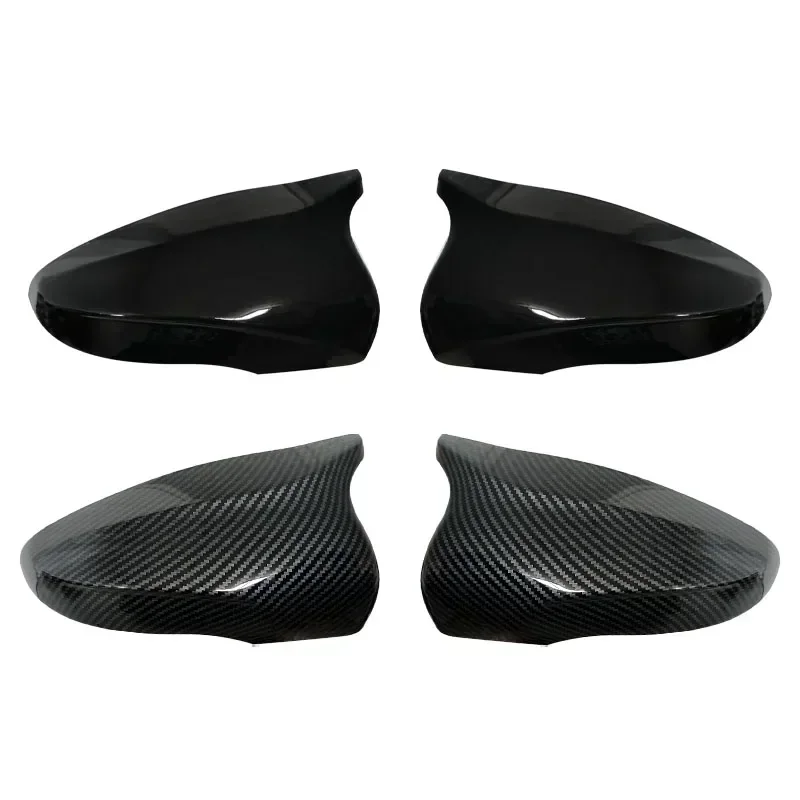 For Volkswagen Golf 6 MK6 GTI GTD 2009-2013 Carbon Fiber Pattern Mirror Case Black Side Wing Rearview Mirror Cover
